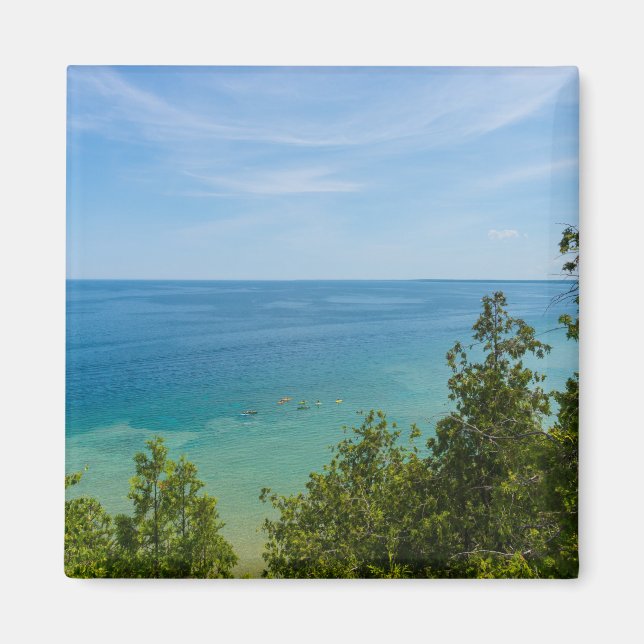 Imán Lago Huron Lookout (Frente)