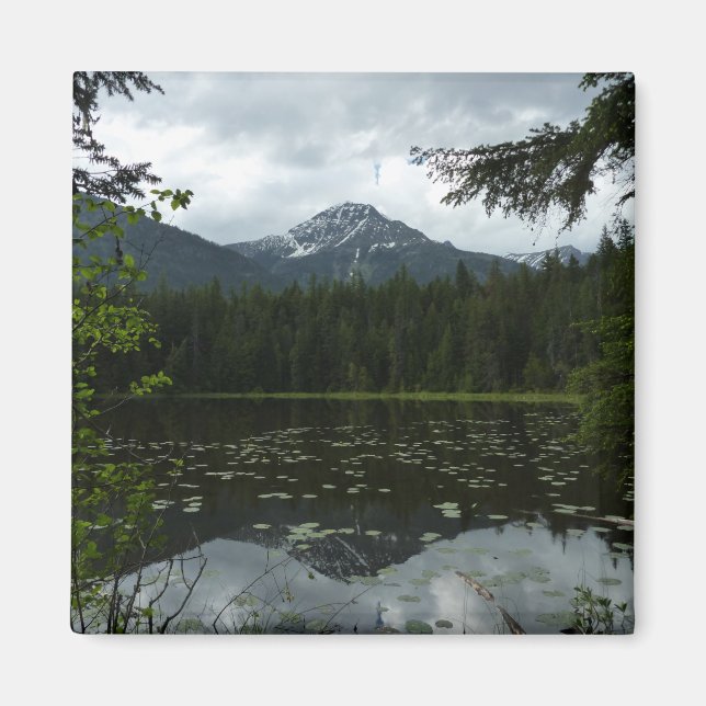 Imán Lago Johns II en el Parque Nacional Glacier (Frente)