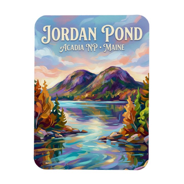 Imán Lago Jordan, Parque Nacional Acadia EE. UU. (Vertical)