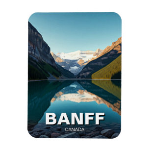 Imán Lago Louise en el Parque Nacional Banff Canadá