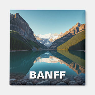 Imán Lago Louise en el Parque Nacional Banff Canadá