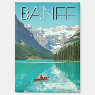 Imán Lago Louise en el Parque Nacional Banff Canadá