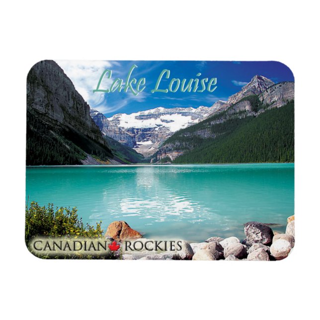 Imán Lago Louise - Magnet de Fridge Souvenir (Horizontal)