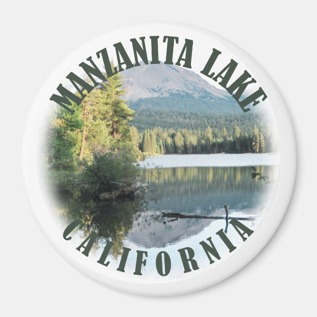 Imán Lago Manzanita, California (Frente)