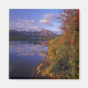 Imán Lago Maskinonge en el Parque Nacional Waterton Lak