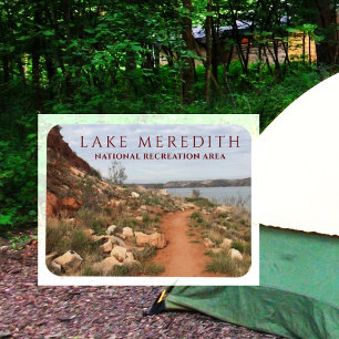 Imán Lago Meredith, sendero de Creek de Turquía, Texas
