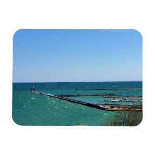 Imán Lago Michigan, Puerto Washington, Wisconsin