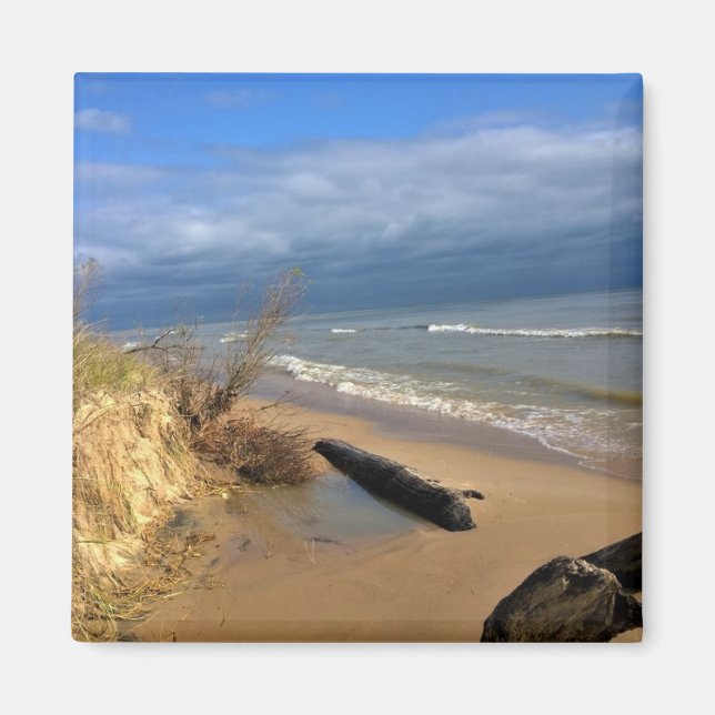 Imán Lago Michigan, Sheboygan, Wisconsin (Frente)