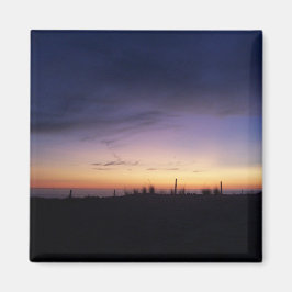 Imán Lago Michigan Sunset