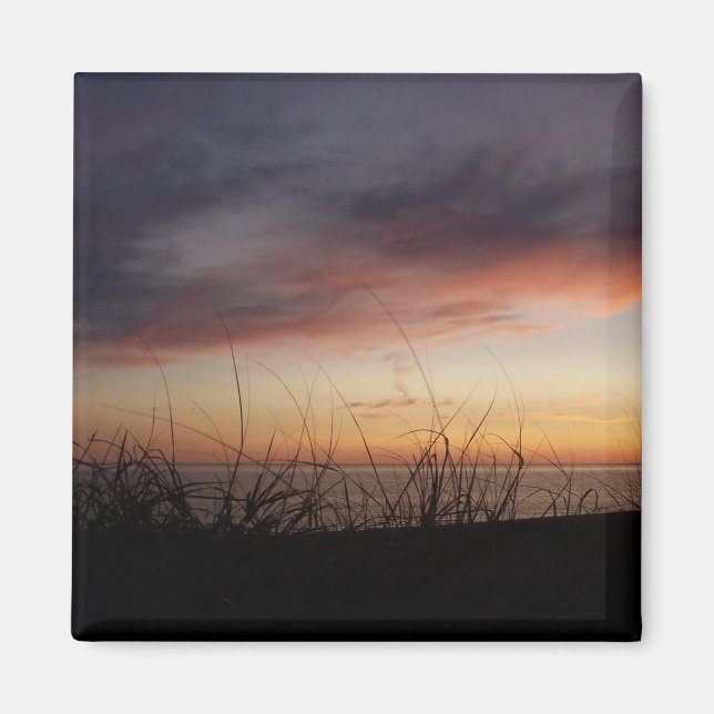 Imán Lago Michigan Sunset (Frente)