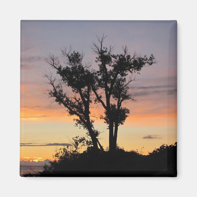 Imán Lago Michigan Sunset (Frente)