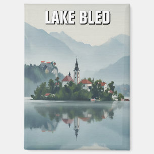 Imán Lago Misty Bled Eslovenia