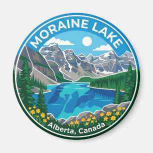 Imán Lago Moraine Canadá