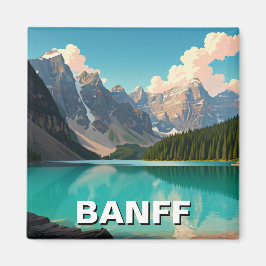 Imán Lago Moraine en el Parque Nacional Banff Canadá Vi