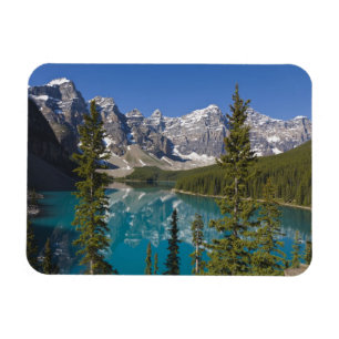 Imán Lago Moraine, Rockies canadienses, Alberta, Canadá
