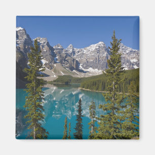 Imán Lago Moraine, Rockies canadienses, Alberta, Canadá