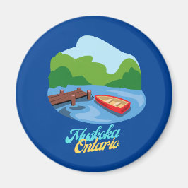 Imán Lago Muskoka Ontario Canadá