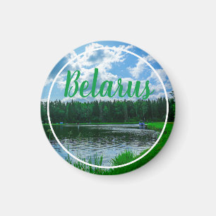 Imán Lago natural Cielo Magnate de Bielorrusia