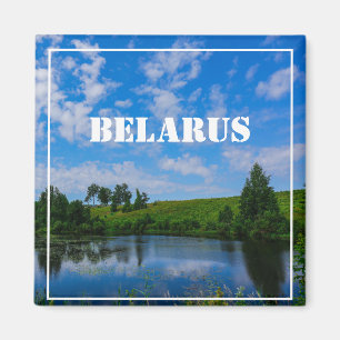 Imán Lago natural Cielo Magnate de Bielorrusia
