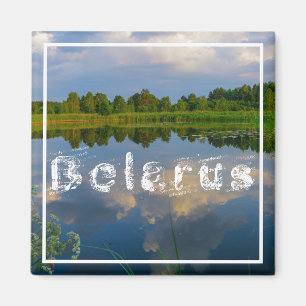Imán Lago natural Cielo Magnate de Bielorrusia