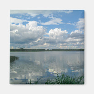 Imán Lago natural Cielo Magnate de Bielorrusia