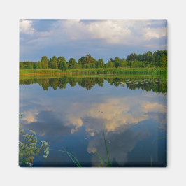 Imán Lago natural Cielo Magnate de Bielorrusia