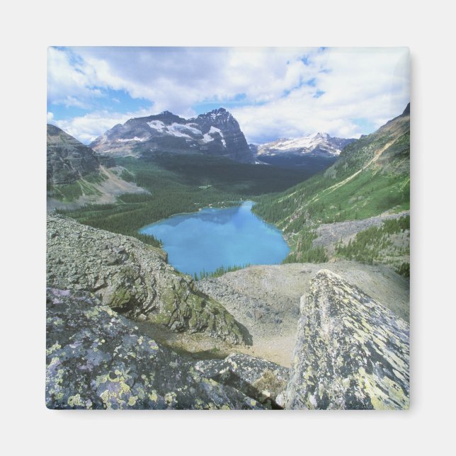 Imán Lago O'Hara, Yoho NP, BC, Canadá (Frente)