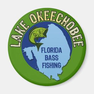 Imán Lago Okeechobee, pesca de la lubina de la Florida