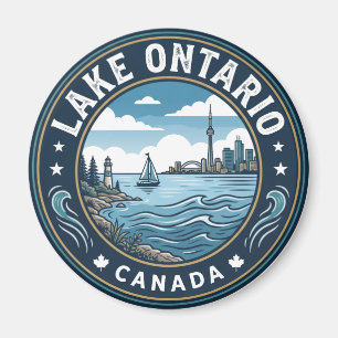 Imán Lago Ontario Canadá