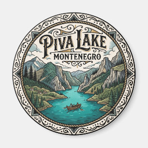 Imán Lago Piva Montenegro