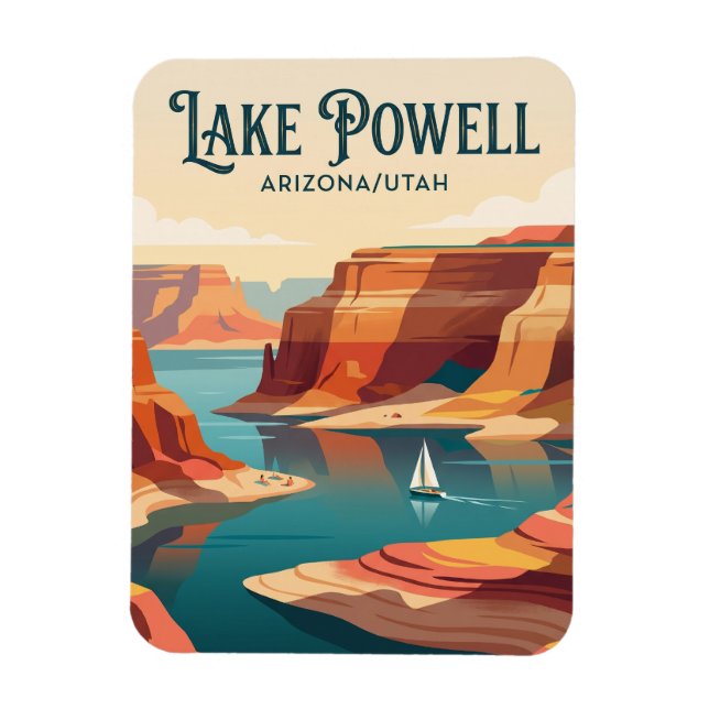 Imán Lago Powell EE. UU. (Vertical)