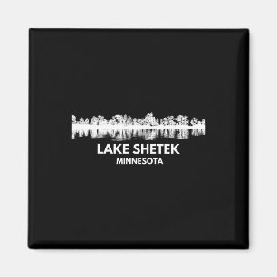 Imán Lago Shetek Viaje a Minnesota Divertido Verano Pes