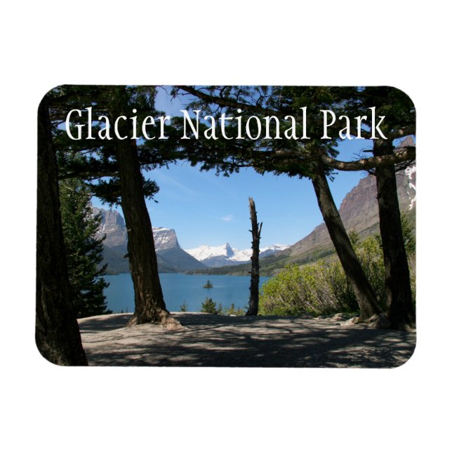 Imán Lago St. Mary, Parque Nacional Glacier, Montana (Horizontal)