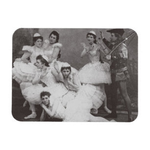 Imán Lago swan, teatro de Mariinsky, 1895 (foto de b/w)