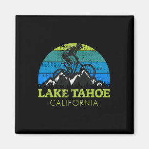 Imán Lago Tahoe California Ciclismo de Montaña Mtb Vint
