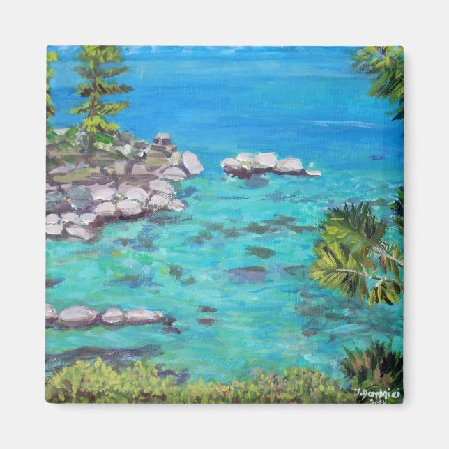 Imán Lago Tahoe - Magnet (Frente)