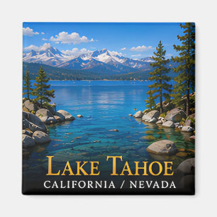 Imán Lago Tahoe Sierra Nevada Lago Alpino Viaje