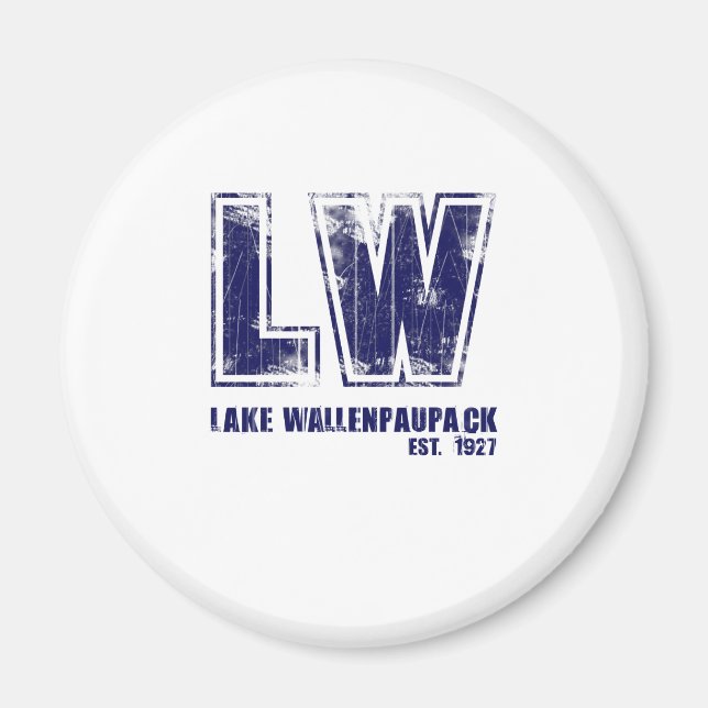 Imán Lago Wallenpaupack est 1927 (Frente)