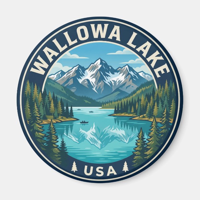 Imán Lago Wallowa EE. UU. (Frente)