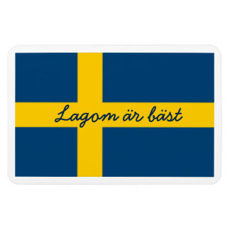 Imán Lagom Ar Bast, tema de la bandera de Suecia