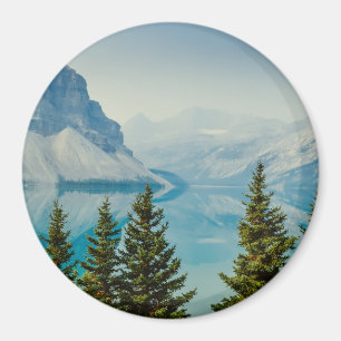 Imán lagos de montaña de invierno