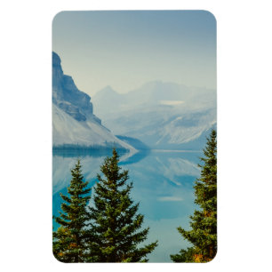 Imán lagos de montaña de invierno
