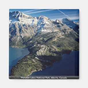 Imán Lagos parque nacional, Alberta, Canadá Waterton