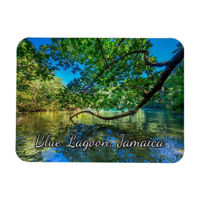 Imán Laguna Azul de Jamaica, Puerto Antonio (Horizontal)