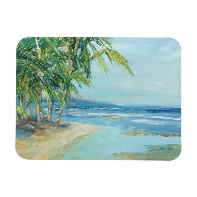 Imán Laguna costera azul (Horizontal)