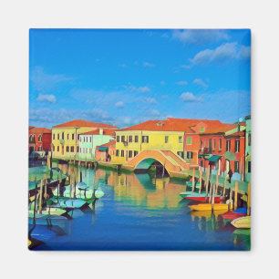 Imán Laguna Veneciana - MURANO - panorama