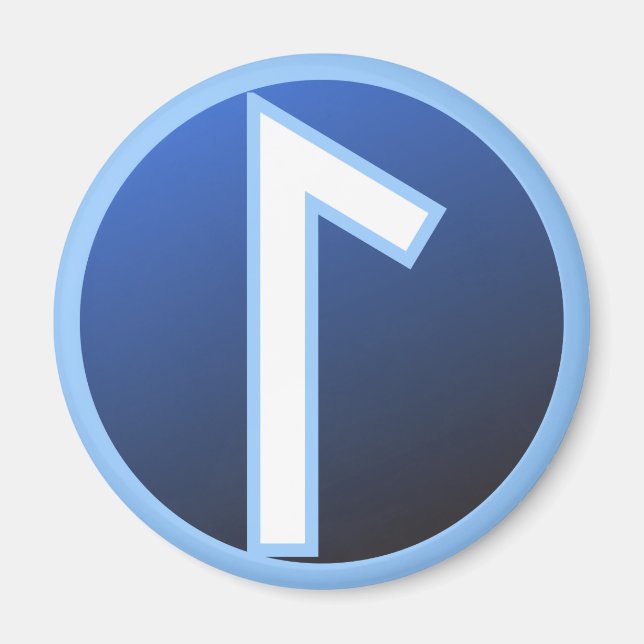 Imán Laguz Laukaz Rune (Frente)