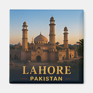 Imán ✈️ Lahore Pakistán Regalo de viaje 🕌