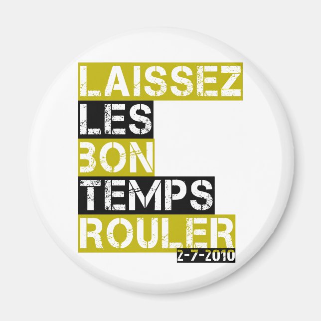 Imán Laissez les bon temps rouler (Frente)