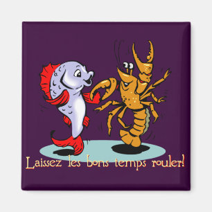 Imán ¡Laissez les bons temps rouler! Mardi Gras